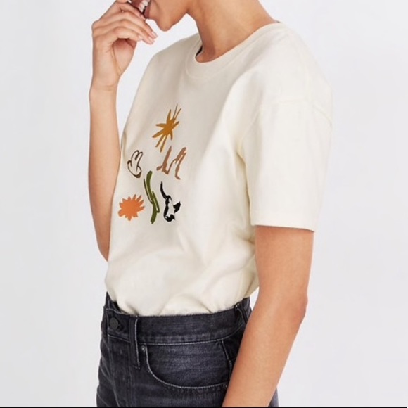 Madewell In the Desert Graphic Easy Crop Tee - Picture 2 of 5